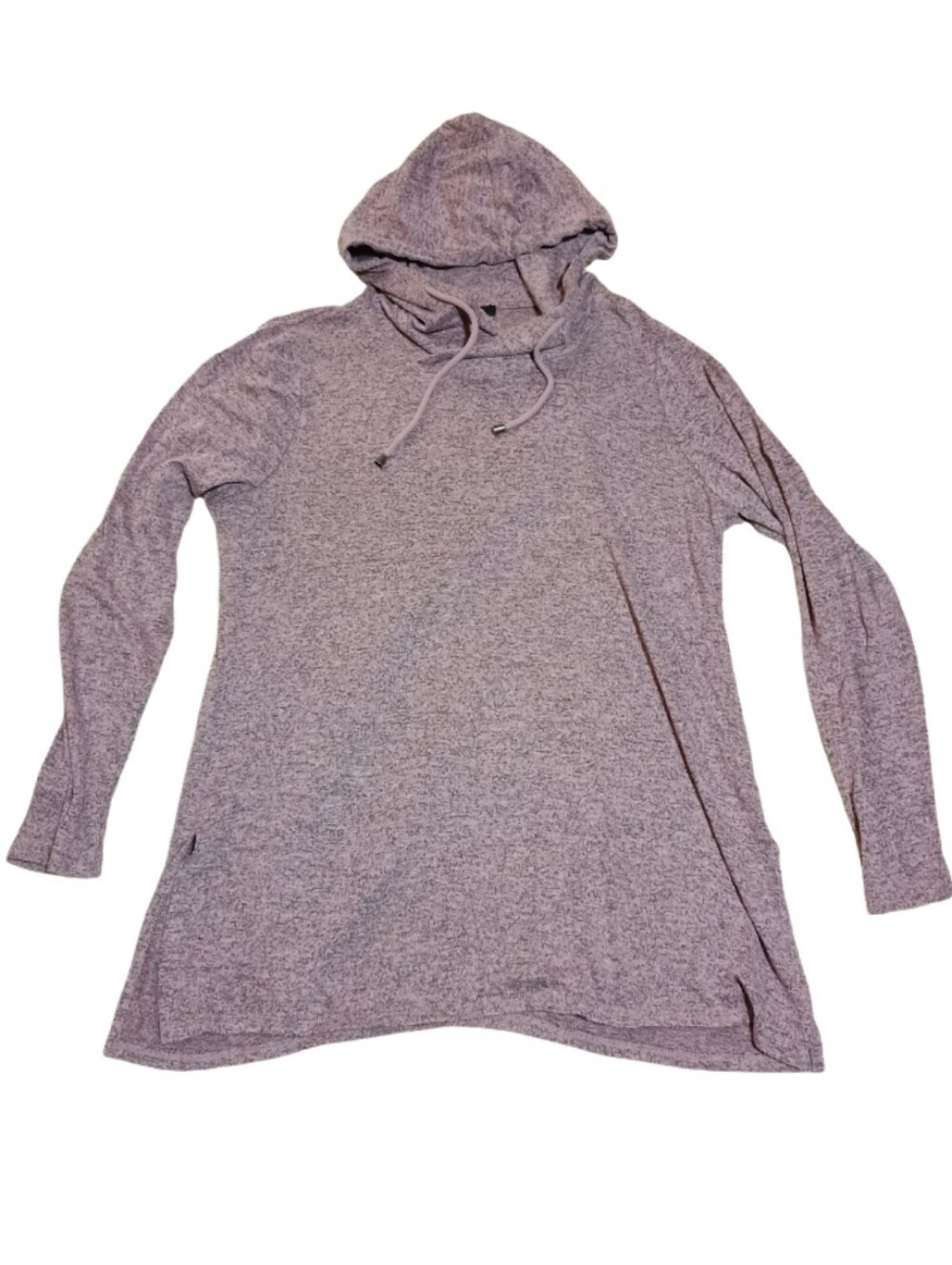 Premise Mauve Heather Hooded Long-Sleeve Pullover